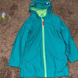 Kids frog rain  coat